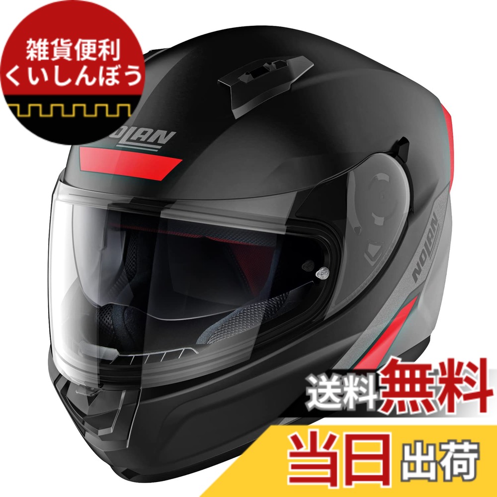 【送料無料】【国内正規品】 NOLAN (ノーラン) バイク用 ヘルメット フルフェイス N60-6 色:ステープル(レッド/41)、サイズ:L|雑貨便利くいしんぼう