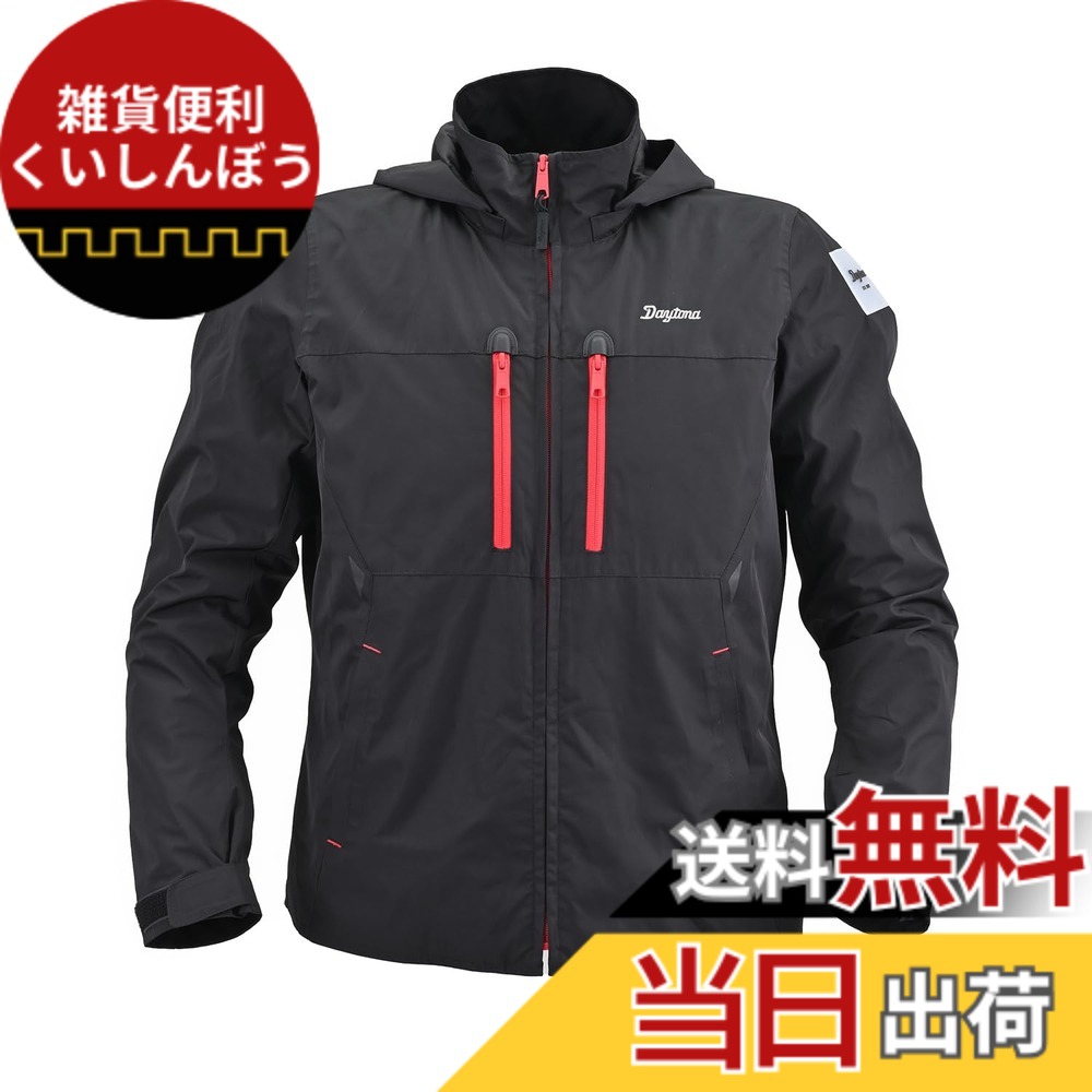 【送料無料】デイトナ(Daytona) バイク ジャケット 春秋冬 防寒 CE規格 ソフトプロテクター付属 防風 オールシーズン 色：[DJ-013]ブラック/レッド、サイズ：L｜雑貨便利くいしんぼう 22,055円