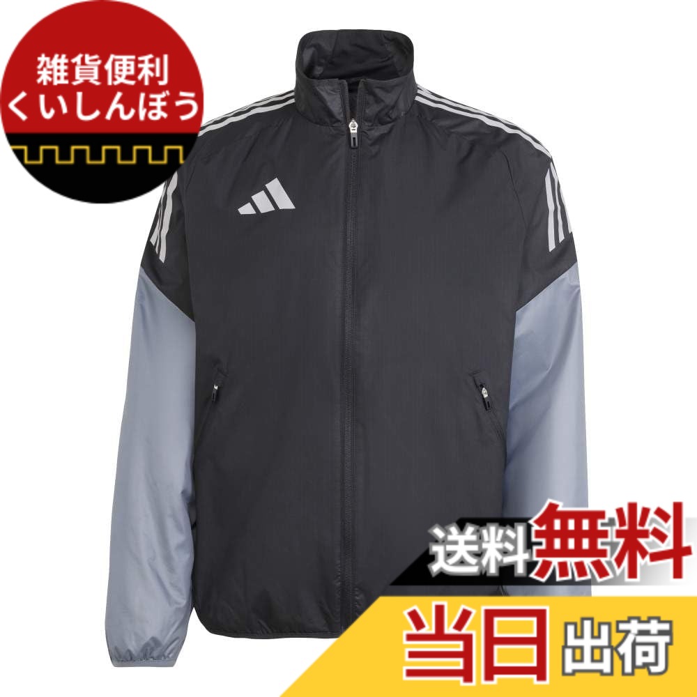 【送料無料】adidas(アディダス) サッカー ジャケットウインドジャケット KSB76メンズ 色：ブラック/チームオニックス (JP1258)、サイズ：L｜雑貨便利くいしんぼう
