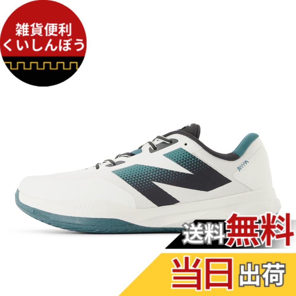 【送料無料】new balance(ニューバランス) メンズ 796 v4 MCH796 オールコート ハードコート 部活テニスシューズ 色：N4(SEA SALT/GREEN)、サイズ：27.5 cm 2E｜雑貨便利くいしんぼう