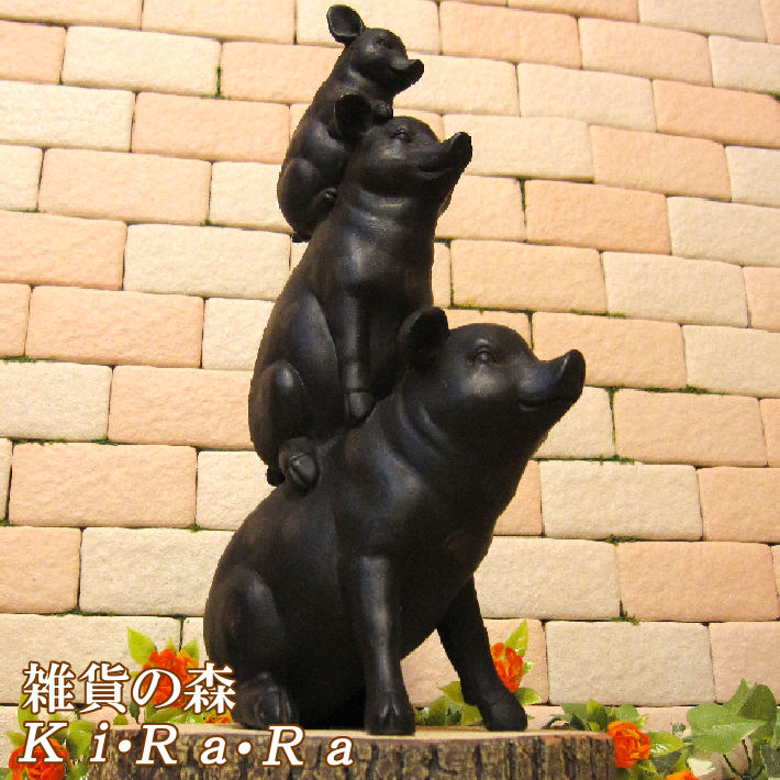 楽天市場】ブタの置物 ラージタイプ ピッグ 豚 フィギュア ぶた