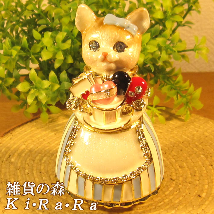 楽天市場】ねこ 置物 フルール キャット 小物入れ 可愛い ネコの小物