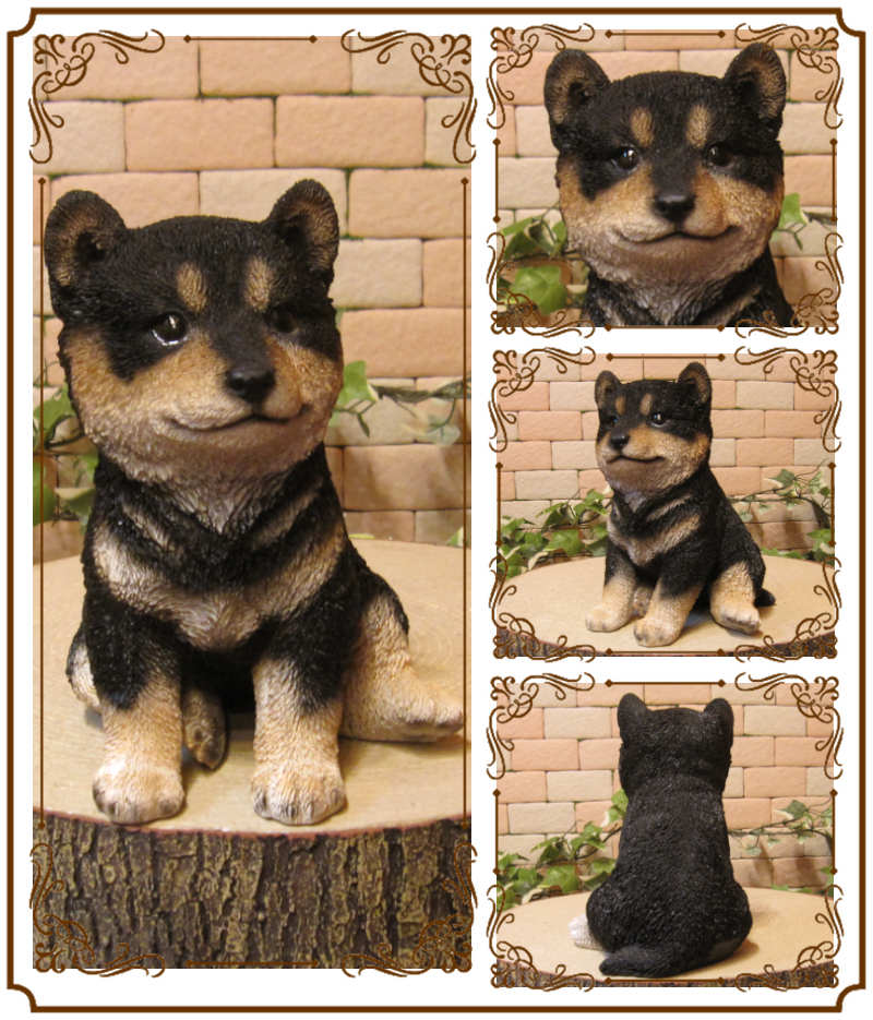 引出物 犬の置物 黒柴 お座り しばいぬ シバイヌ しばけん ワンちゃん いぬ オブジェ リアル ドッグ モチーフ 毛並み こだわり オーナメント ガーデニング 愛嬌 カフェ インテリア ベランダアート Turbonetce Com Br