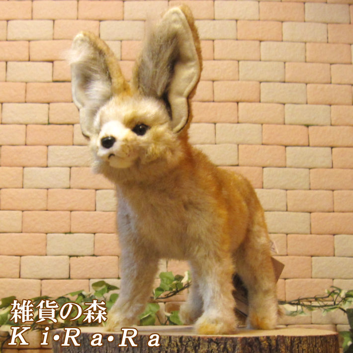 楽天市場 リアルな動物のぬいぐるみ フェネック インテリア 動物 置物 オブジェ 雑貨 フィギュア アニマル モチーフ キツネ もふもふ 雑貨の森 Ki Ra Ra