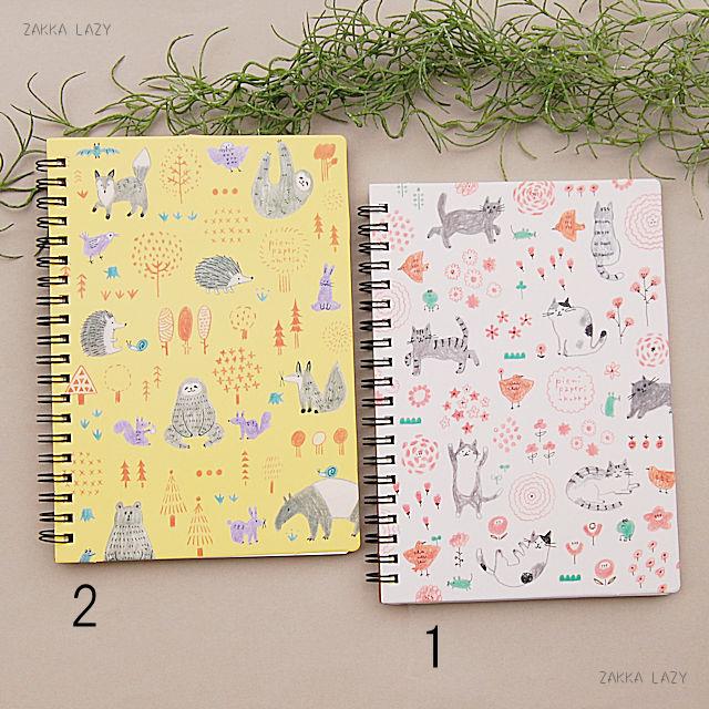 楽天市場 ピエリパペリ B6リングノート ネコポス対応2点まで ノート リング式 Pieri Paperi 文具 文房具 メモ 日記 7mm罫線 雑貨レイジー