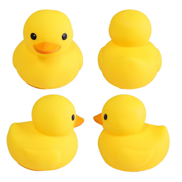 縁日 おもちゃ かわいい うきうきアヒル ピー ネット入り特大 6個セット 音が鳴る 水に浮く