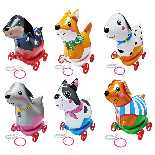 楽天市場】【5個セット】お散歩コロコロどうぶつ仲間たち エアー玩具