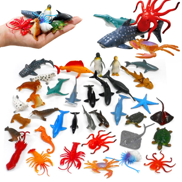 楽天市場】海洋生物フィギュアコレクション180個入 景品 玩具