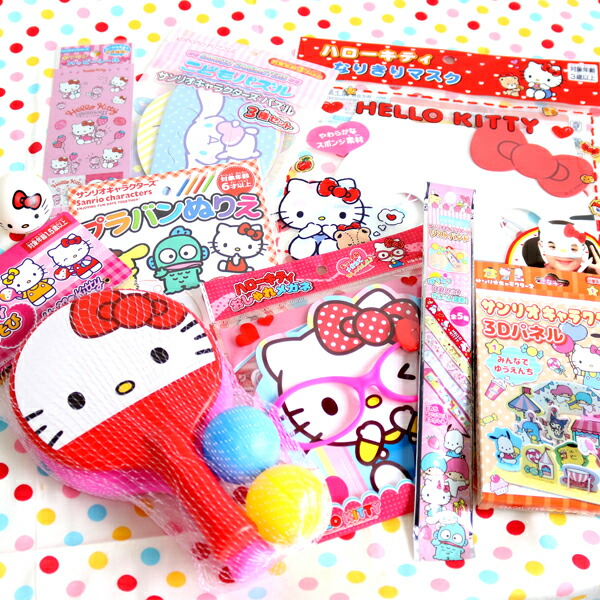 楽天市場】サンリオグッズ9点セット 福袋 雑貨 サンリオ キャラクター