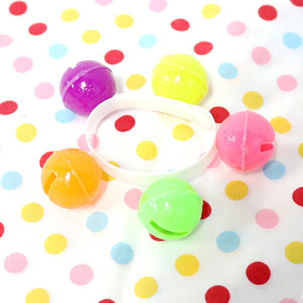 楽天市場】【25個セット】カラフルリストバンドベル 鈴 ベル 音 腕