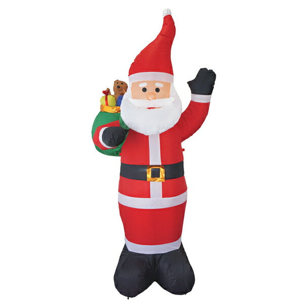 楽天市場】高さ210cm エアブロードール スマイルサンタ 1台送料無料