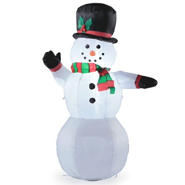 楽天市場】1.2m ライト クリスマス イルミネーション 雪だるま エアー