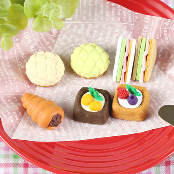 楽天市場】ハンバーガーセットケシゴム 8個セット (8種×各1個)【メール