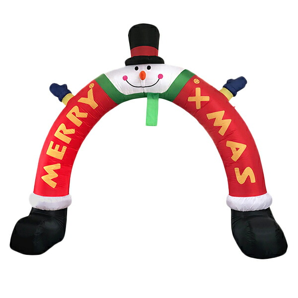 楽天市場】エアーディスプレイアーチ サンタ＆スノーマン