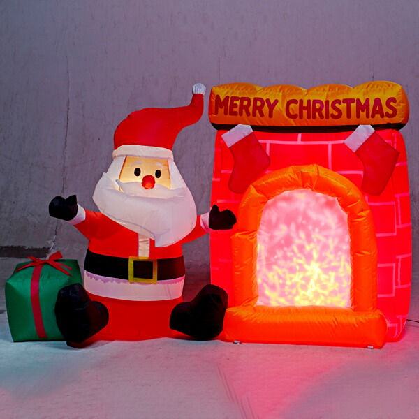 楽天市場】エアーディスプレイ サンタルーフ 煙突 えんとつ 屋根 光る