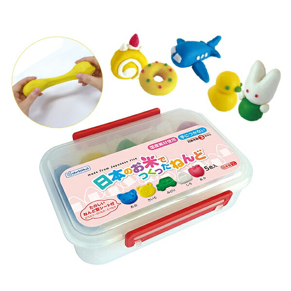 楽天市場】シャチハタ かんてんねんど 5色セット [粘土 ネンド寒天粘土