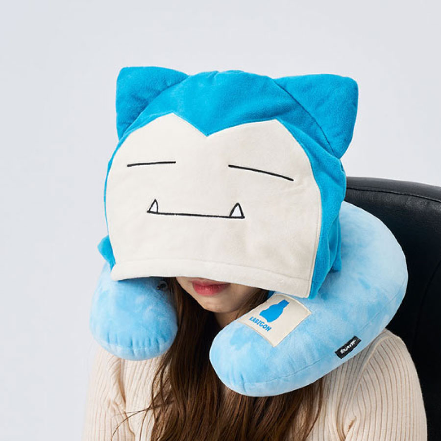 楽天市場】ポケモン フード付ネックピロー ヤドン