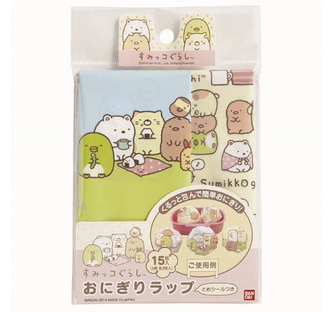 楽天市場】ラップ すみっコぐらし おにぎりラップ 15枚入 ｜ すみっコ
