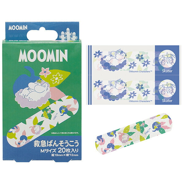 送料無料 ムーミン 絆創膏 枚入 Qqb Mサイズ キャラクター ばんそうこう 救急ばん ばんそこ キャラ キズバン おしゃれ 素敵 大人可愛い かわいい 北欧 女性 中学生 高校生 学生 男の子 女の子 子供 キッズ 柄 ケガ キズ