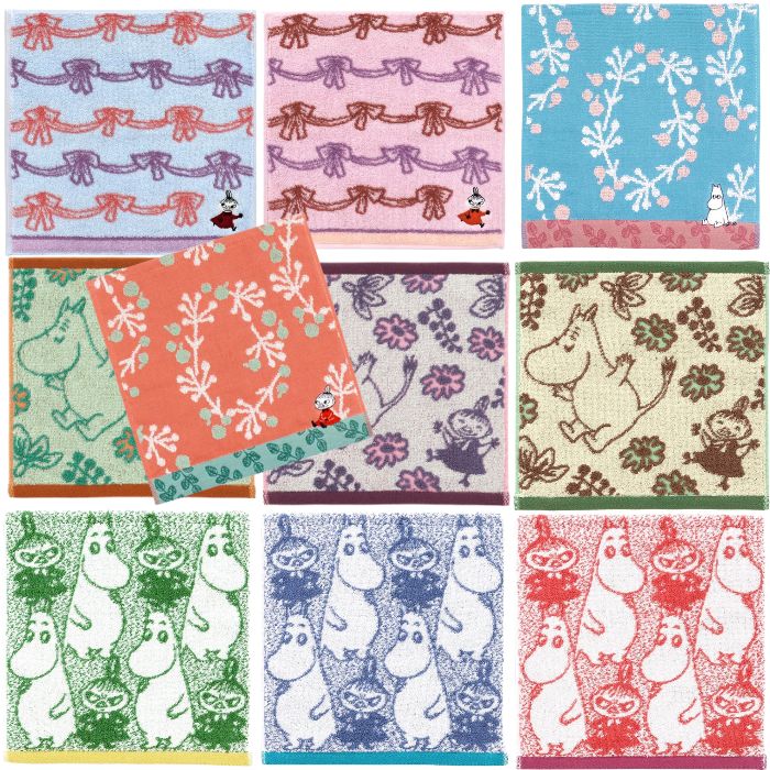 楽天市場】【送料無料】 ムーミン ミニタオル タオルハンカチ 綿100