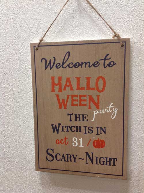 楽天市場】ハロウィン 木製プレート Happy Halloween サインプレート