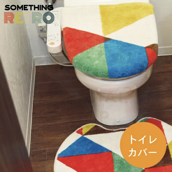 市場 インターフォルム 便座カバー トイレカバー おしゃれ Somethingretro トイレタリー トイレフタカバー かわいい インテリア