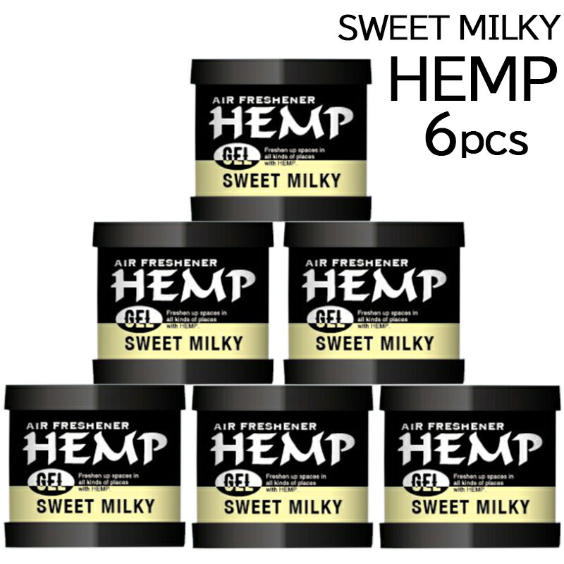 楽天市場 Hemp ヘンプ ホワイトムスク ゲル缶 6セット 置き型 車 芳香剤 部屋 トイレ アロマ 雑貨 White Musk インポート雑貨卸zakkart