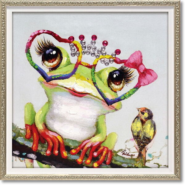 絵画 油絵 額装 肉筆絵画 オイル ペイント アート バンダナ ブル 絵画 油絵 額装 肉筆絵画 オイル ペイント アート『バンダナ ブル』