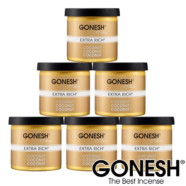 楽天市場】GONESH ガーネッシュ ホワイトムスク 6個セット ゲル缶 エア