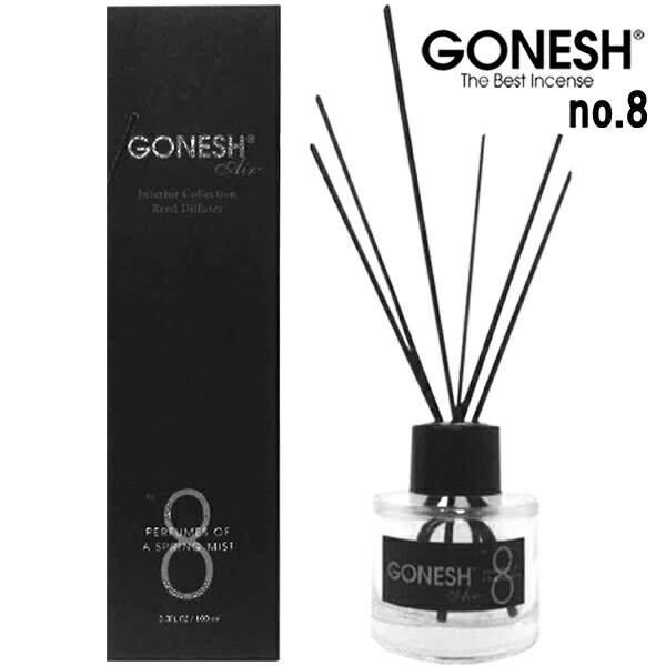 楽天市場】GONESH ガーネッシュ No.8 ルームスプレー 6本セット 芳香剤 部屋 トイレ 香り アロマ 人気 ブランド 【ガネッシュ  GONESH】 : インポート雑貨卸zakkart