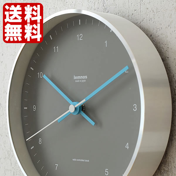 電波時計 Mizuiro Lemnos 引っ越し祝い 電波時計 森 ライトブルーの針がアクセントの掛け時計 雑貨 とけい レムノス ミズイロ 豊史 掛け時計 置時計 電波時計 掛時計 置き時計 置時計 デザイン インテリア カジュアル 人気 Lc07 06 壁掛け時計 掛時計 置き時計