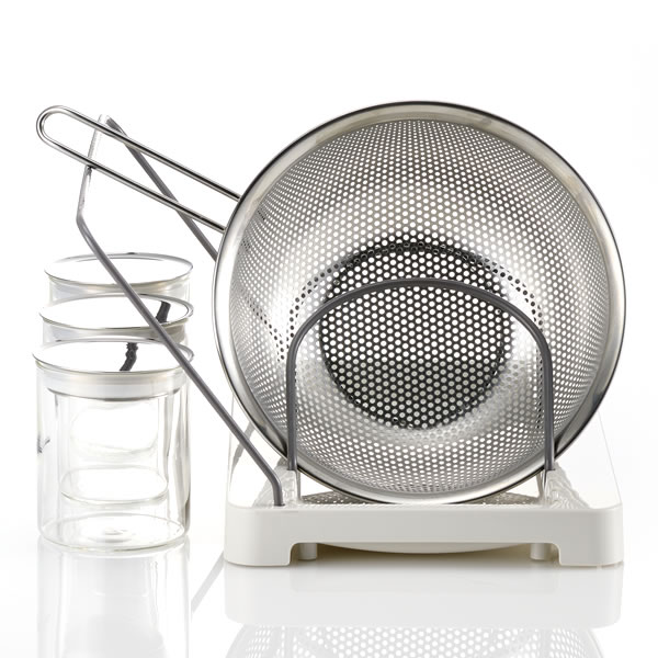 楽天市場 システムキッチン 収納 リッチェル Totono トトノ 引き出し用 ザル ボウルスタンド ボウル収納 ザル収納 ボウル立て 引き出し用 抗菌加工 キッチン収納 Richell シンプル 雑貨ショップドットコム