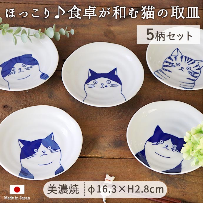 楽天市場】【5柄set】美濃焼 ねこフレンズ 豆皿 径9.5cm 日本製 陶磁器 皿 小皿 ねこ 猫 5柄組 ホワイト ネイビー レンジ対応  食洗機対応 食器 かわいい 醤油皿 薬味 ギフト 贈り物 : こだわり食器と雑貨のお店 irodori