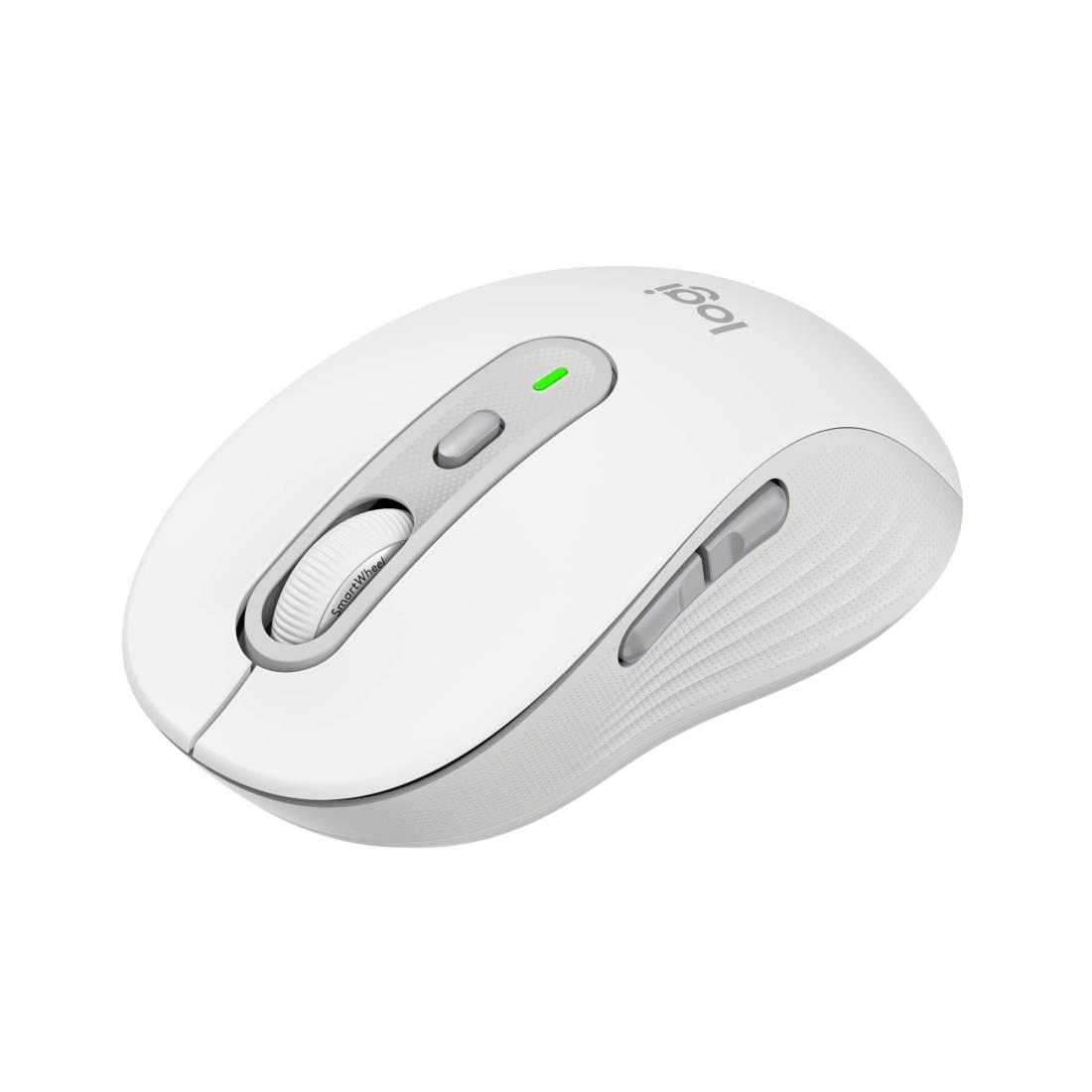 【4/20★5と0の日★P4倍】Logicool Signature M750MOW ワイヤレスマウス 静音 レギュラー オフ ホワイト 無線 Bluetooth Logi Bolt Unifying非対応 windows mac iPad Android Chrome OS スクロールホイール 国 内 正 規 品