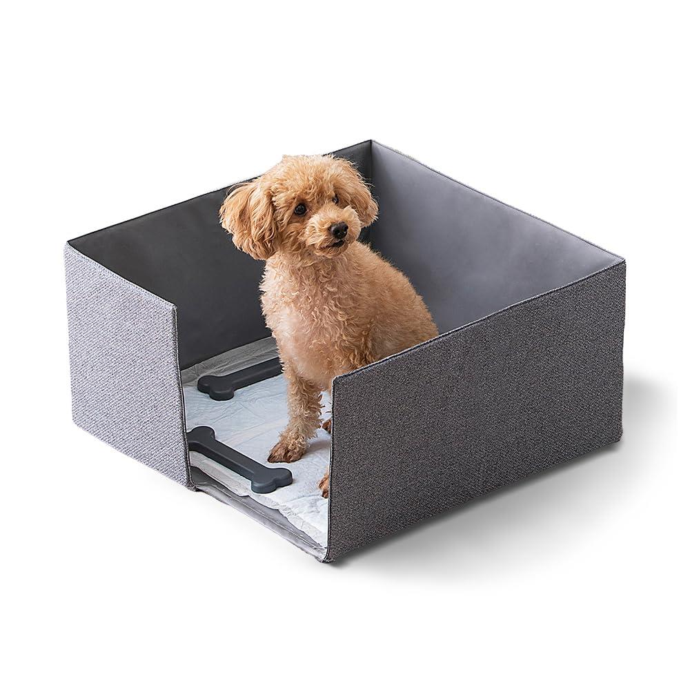【お買い物マラソン★P最大47倍】アイリスオーヤマ 犬 猫 トイレサークル レギュラー 飛び散り防止 【猫砂の飛散も】 PTC-N4824 グレー
