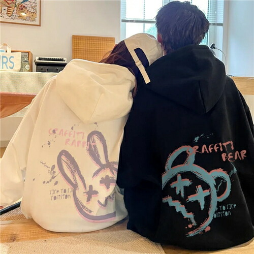 リンクコ 馬鹿でかい大きさ 韓国 調教師 春 今めかしい レディース 服 お一揃い 二人組 有りの実ルック ブランド名 パーカー 有りの実ルック