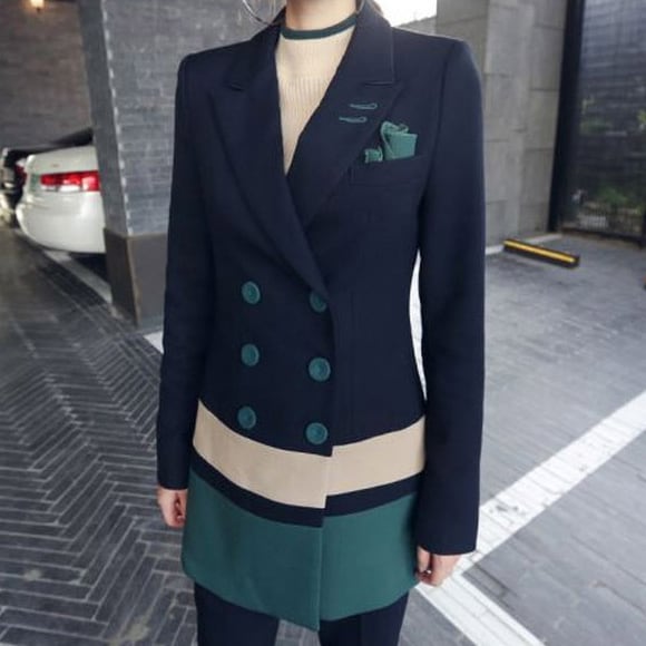ロング上衣 ２点仕掛ける 可愛らしい 好いたらしいめ スラックス 背広 うつり変わり  ズボン下 上下仕掛ける 好いたらしい 色彩設計 背広 ボトムス