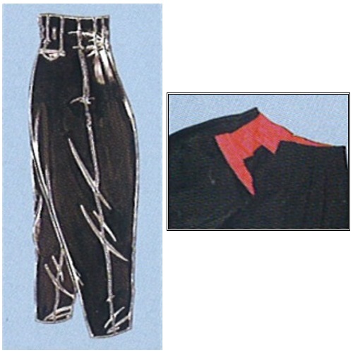 学生服 ズボン スラックス　ツータック　華　　M/LL/3L｜雑貨天国