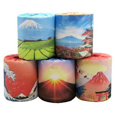 富士山5種アソート100個 ちり紙 100個入  ばらまき 販促用 出来事 割り増し金 寄り合い 町内会 高齢者会 ちびっ子会 見せびらかす  【通貨価値取り替えっこできません】 【製造会社直送品】