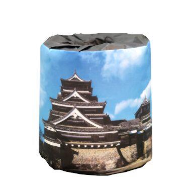 お城(熊本城)100個　トイレットペーパー　100個入　　ばらまき　販促用　イベント　景品　パーティー　町内会　老人会　子供会　ディスプレイ お城マニア　　【代金引換できません】 【メーカー直送品】