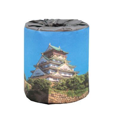 お城(大阪城)100個　トイレットペーパー　100個入　　ばらまき　販促用　イベント　景品　パーティー　町内会　老人会　子供会　ディスプレイ お城マニア　　【代金引換できません】 【メーカー直送品】