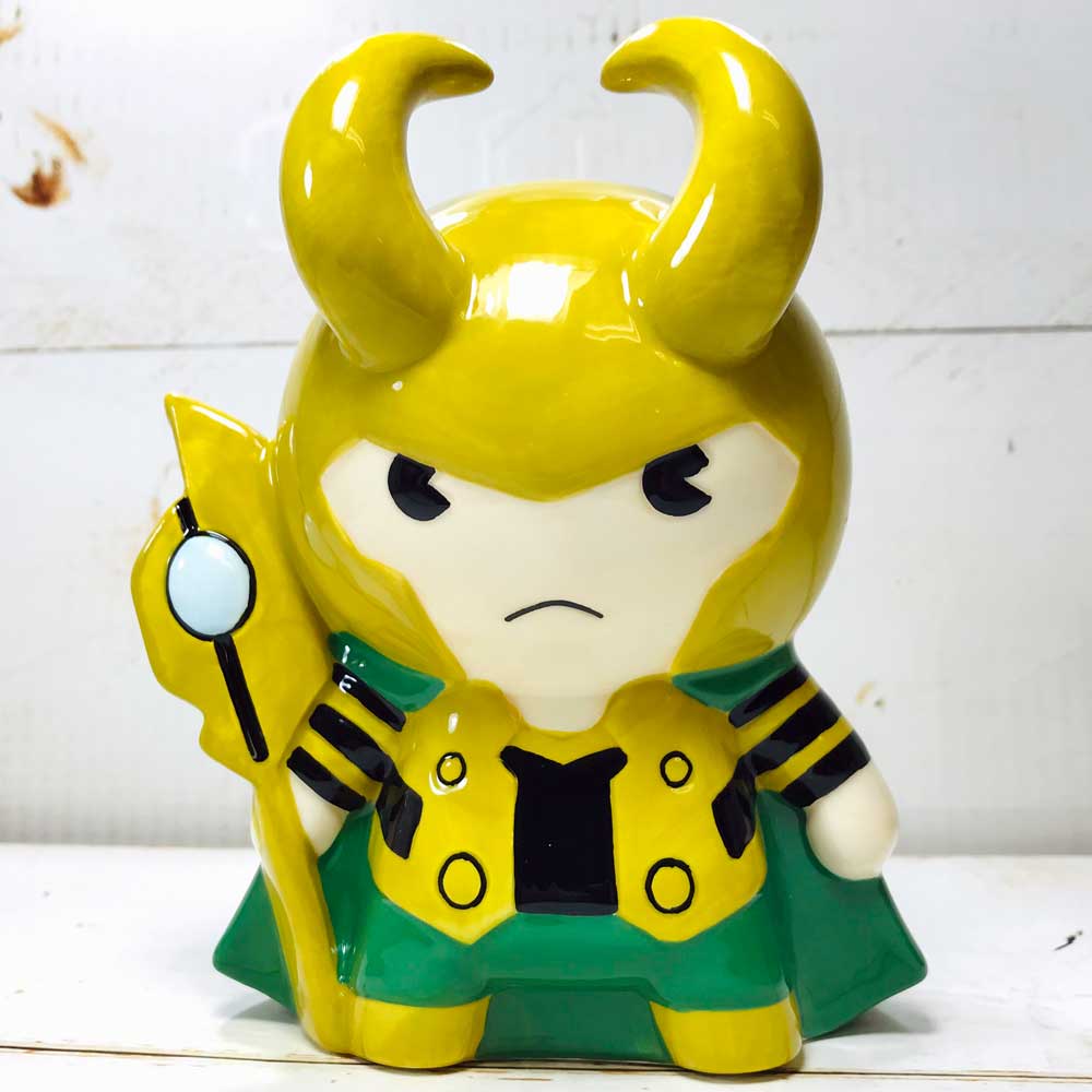 楽天市場 貯金箱 Kawaii ロキ マーベル Marvel ロキ グッズ アベンジャーズ かわいい おもしろ雑貨屋フリー