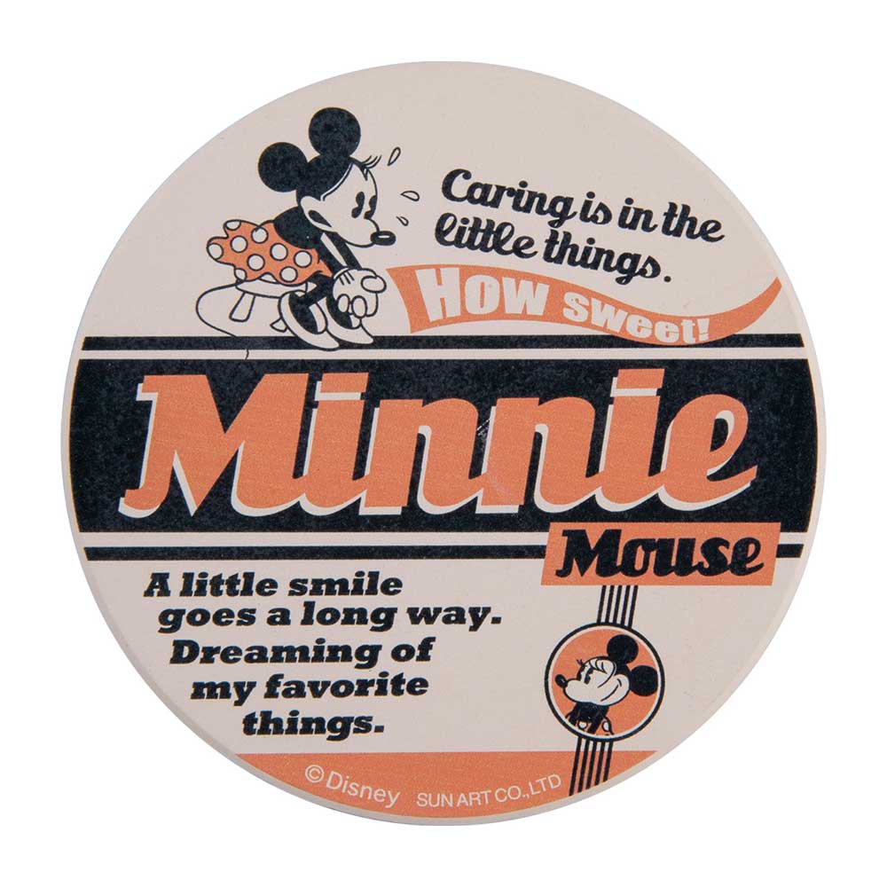 楽天市場 吸水コースター ミニーマウス ディズニー コースター かわいい おもしろ雑貨屋フリー