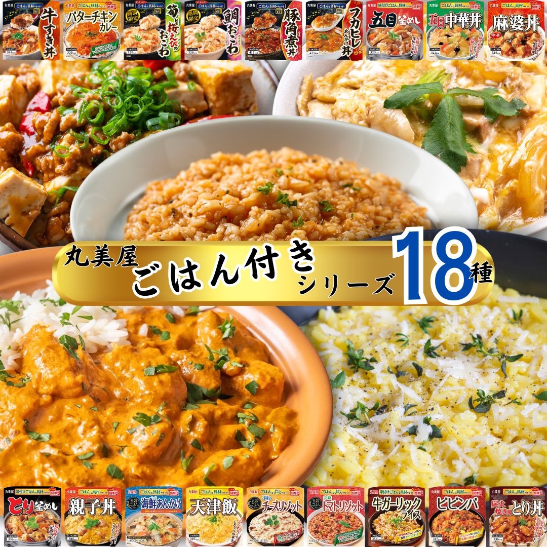 レトルト食品 詰め合わせ 常温保存 送料無料 レトルト 常温 惣菜 ごはん 業務用 レトルトご飯 まとめ買い 丸美屋 ごはん付き 18種 セット おかず インスタント食品 防災 インスタント 非常食 備蓄 保存食 中華 学生 仕送り ギフト