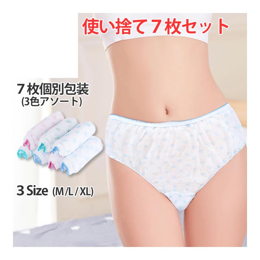 楽天市場】女性用 使い捨て下着 ペーパーショーツ 3枚入り M/L