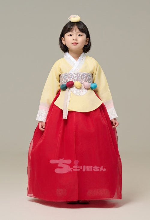 【F-721J】 韓国直輸入 子ども用チマチョゴリ 韓服 結婚式 入園式 ピアノ発表会 イベント♪ 七五三 お誕生日 演奏会にも 100サイズから15号サイズまで ペチコート チュモニ セット ふんわり 伝統スタイル オッコルム ノリゲ トルティ｜いろんな雑貨　ZAKKA
