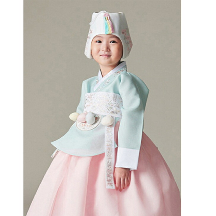 【F-540J】 お姉さんチョゴリ ドレス-キッズファッション