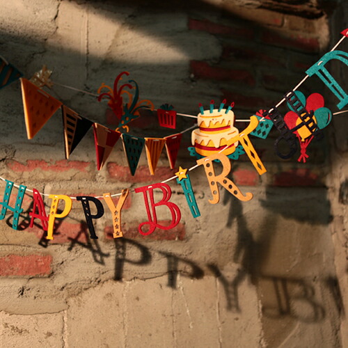 誕生日 飾り Happy Birthday ハーフバースデー インテリア デコレーション 飾り付け 100日祝い