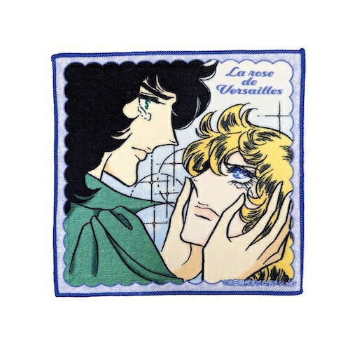 ベルサイユのばら　ミニタオル　ブルー【2026年1月下旬発売予定】画像