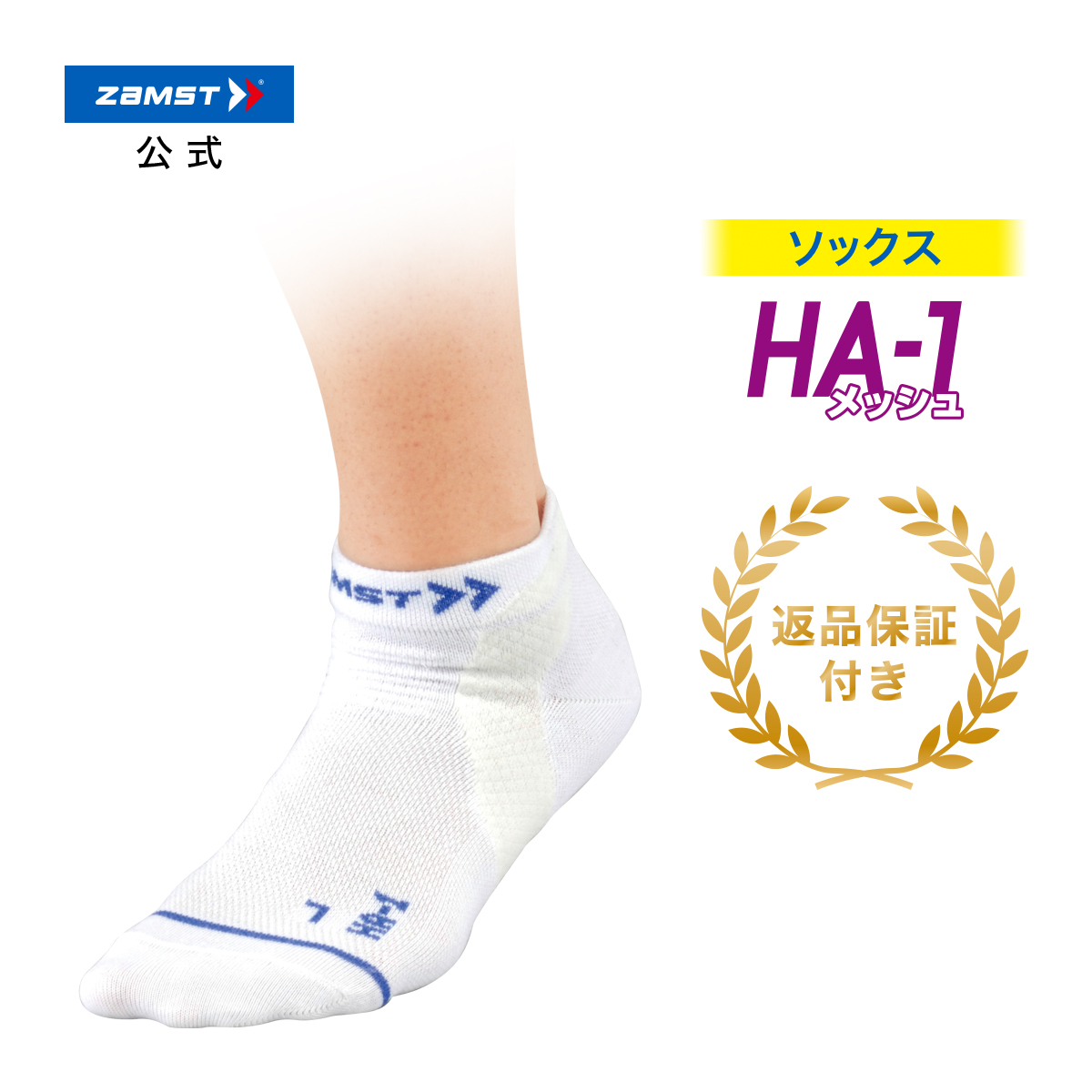 楽天市場】ザムスト HA-1ショート ソックス zamst スポーツソックス スポーツ靴下 くつ下 くつした 土踏まず バスケットボール バレーボール  ゴルフ 野球 ソフトボール ハンドボール サッカー フットサル スノーボード SSサイズ Sサイズ Mサイズ Lサイズ バレー スノボ ...